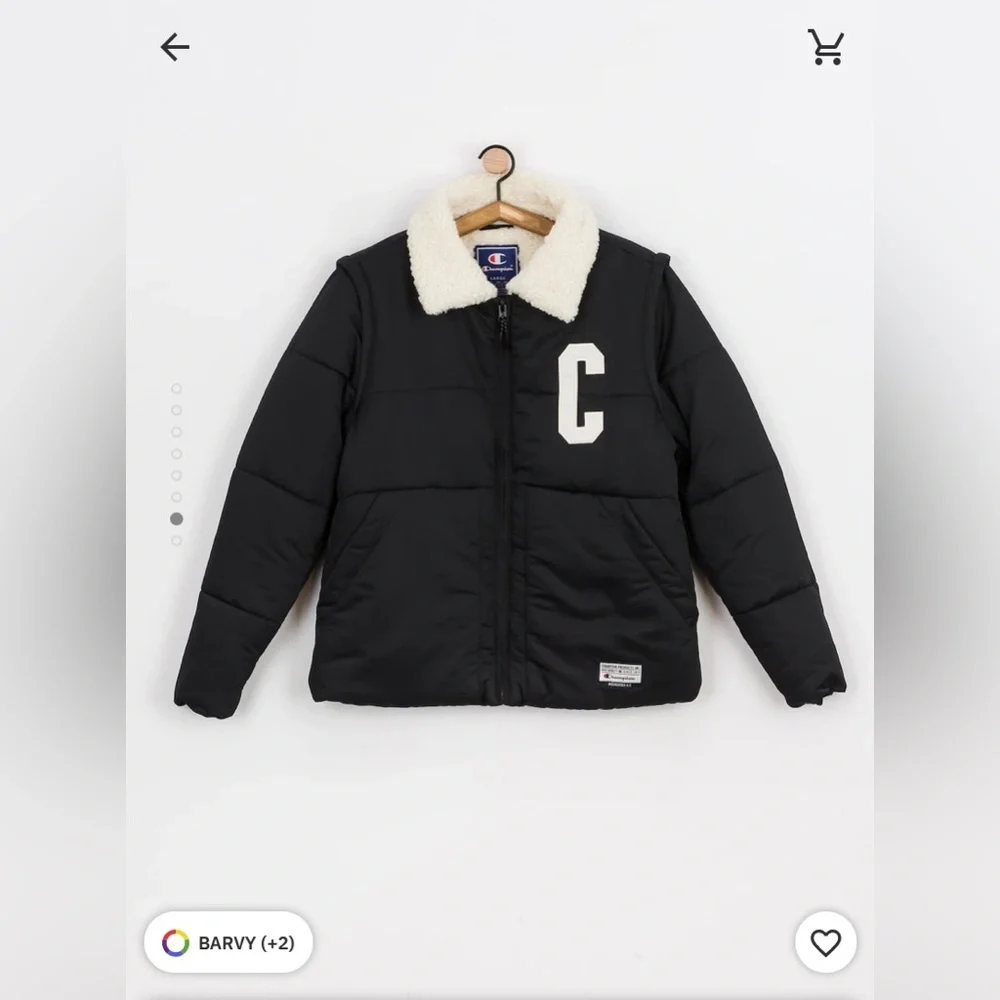 NWT Champion Heavy Puffer Teddy Lined Padded Coach Jacket high thermal resistant - Picture 1 of 8